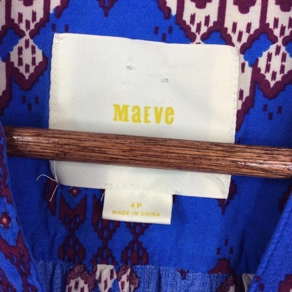 Anthropologie Maeve Woodland Walk Button Down 4P - Picture 7 of 7